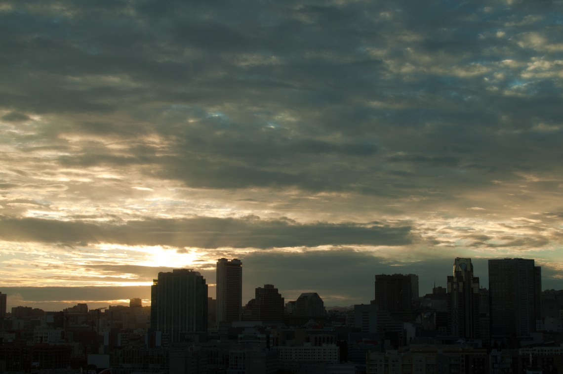 Sunset Clouds over San Francisco