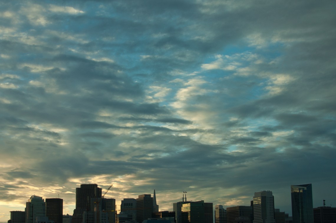 Dramatic Clouds over San Francisco