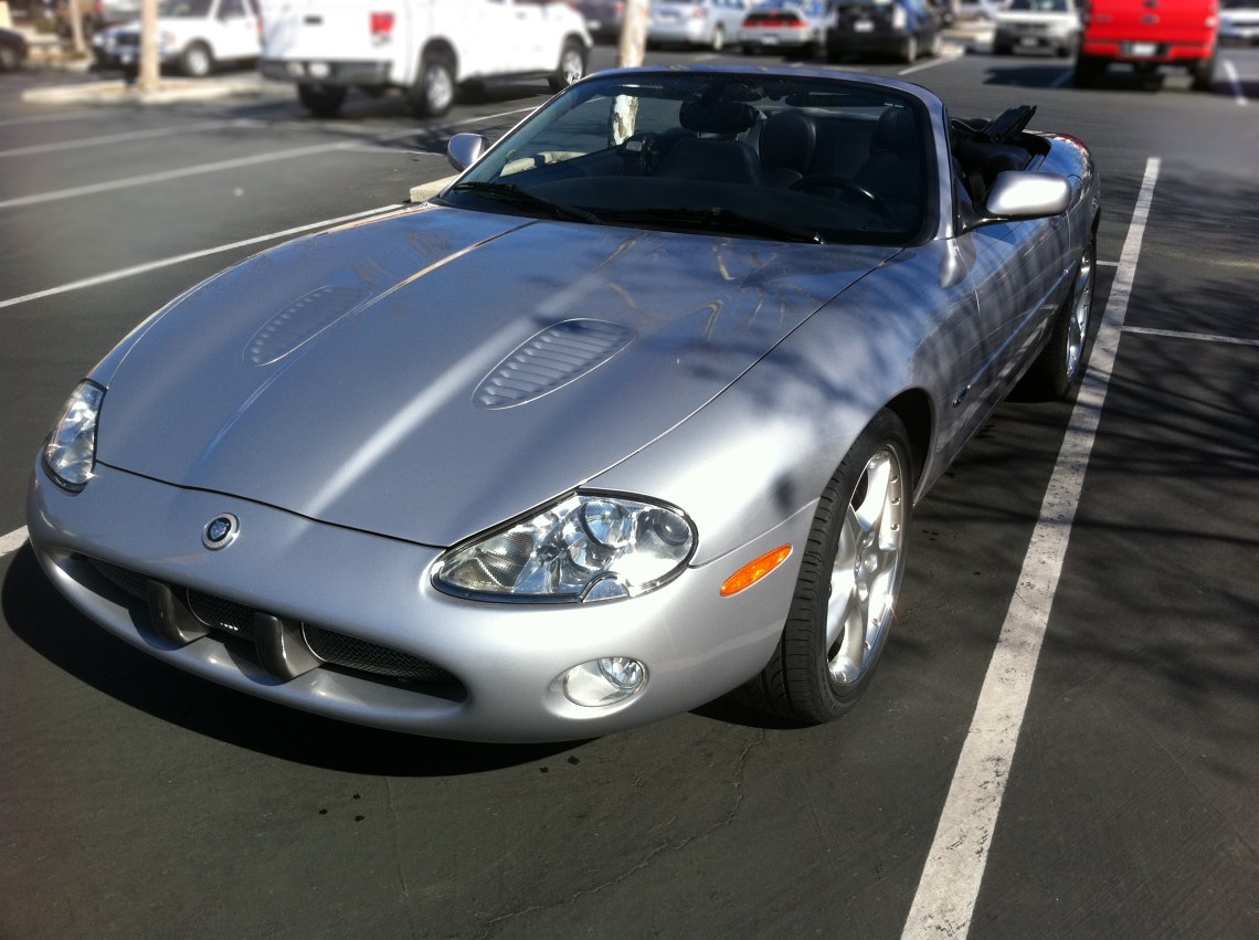 Jag XKR Roof Down